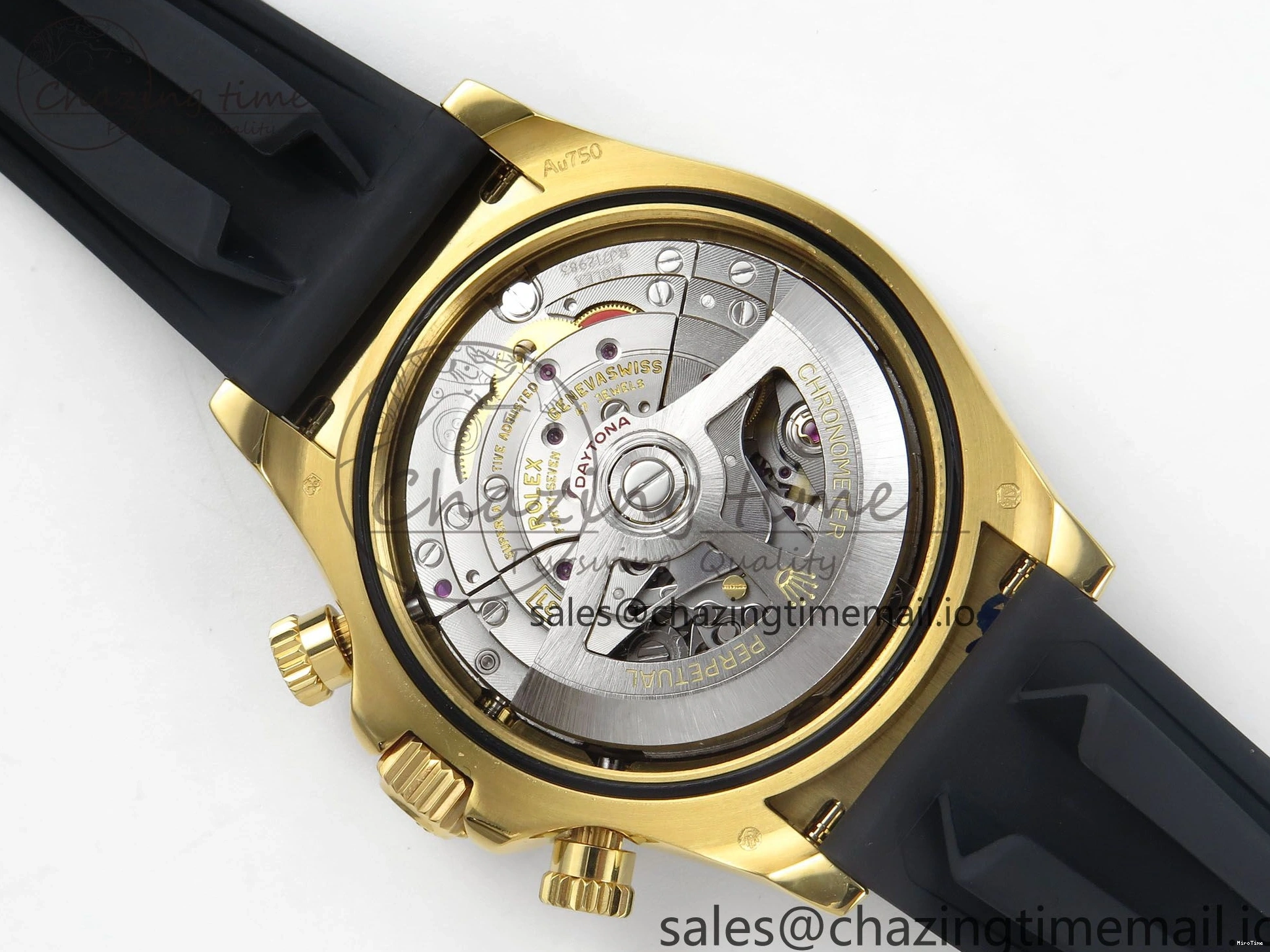 MiroTime 0208 Daytona 126518 QF 1:1 Best Edition Black YG Dial on Oysterflex Strap SH4131 V Functional 283